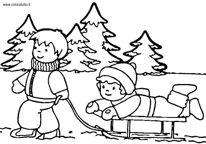 Coloriages Hiver